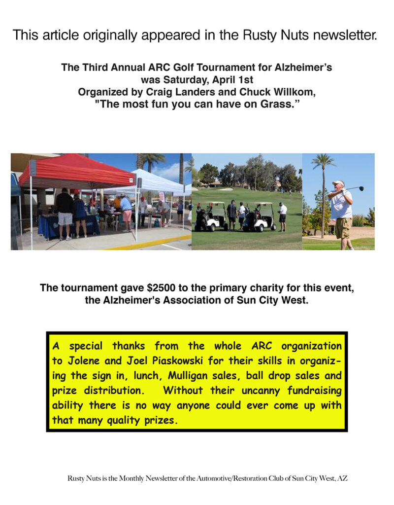 Golf Tourney from Rusty Nuts page 1
